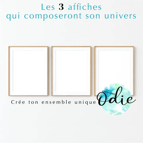 Créer ton trio d'affiches