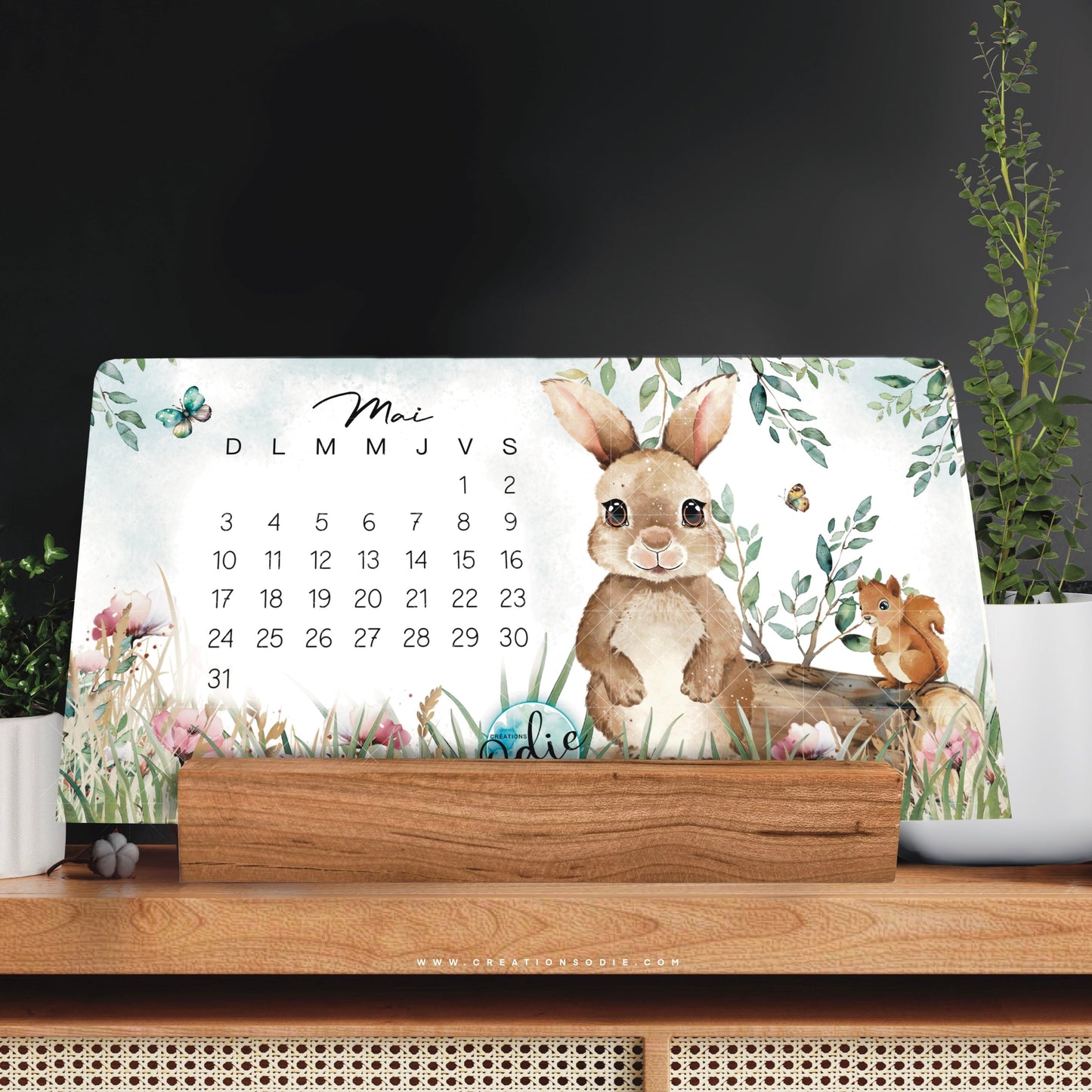 Mon calendrier illustré - 2026 - Calendrier - Créations Odie