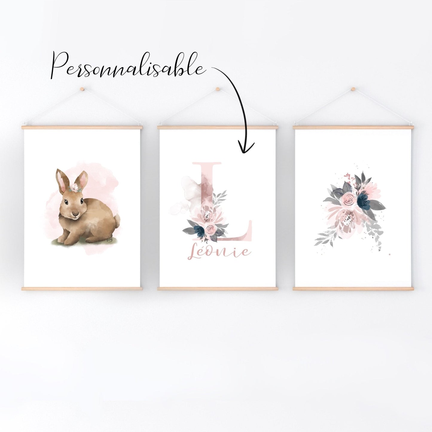 Affiche - Lapin tout doux - Affiche - Créations Odie