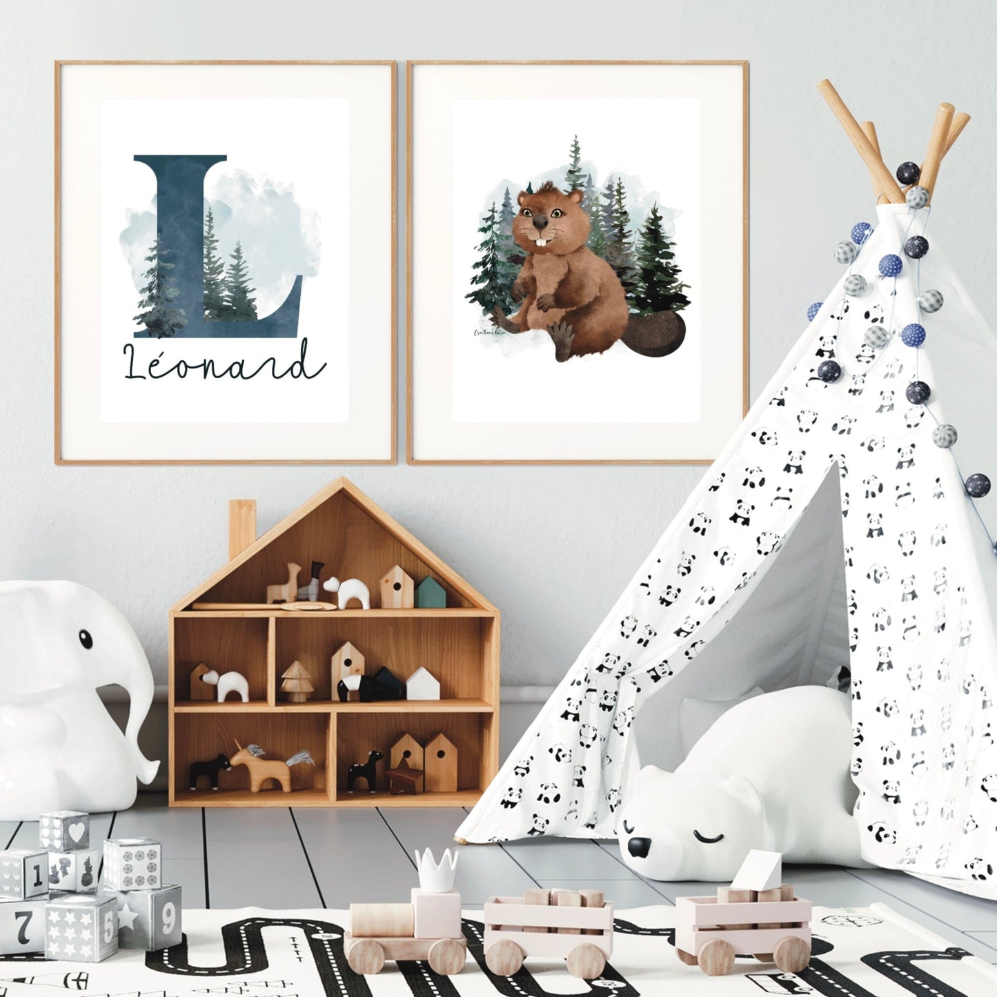 Affiche - Les petits castors - Affiche - Créations Odie