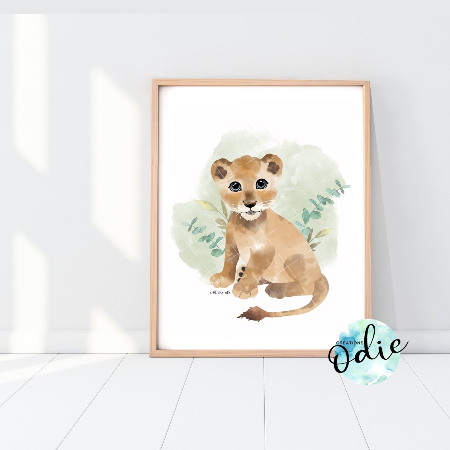 Affiche - Lionceau - Affiche - Créations Odie