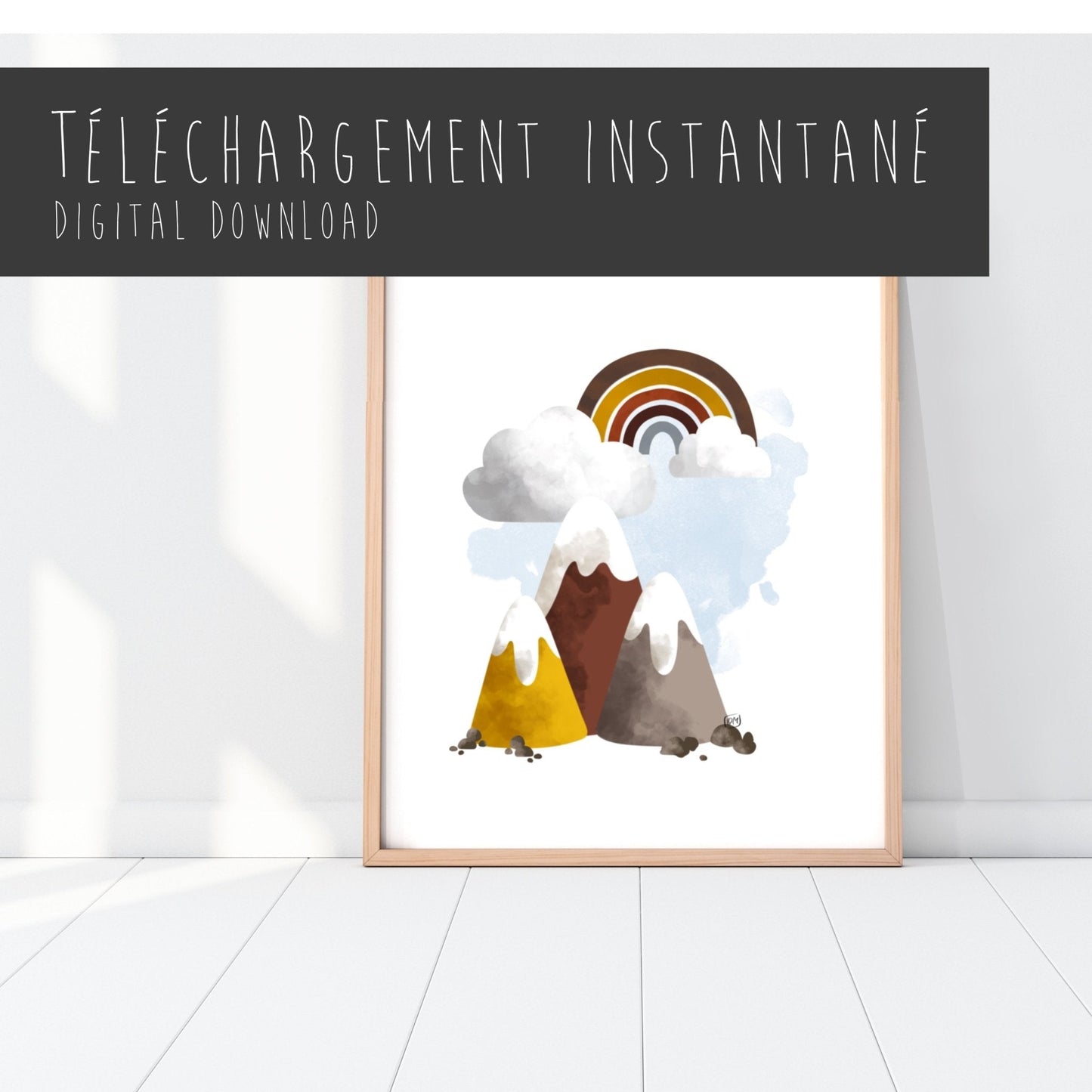 Alpaga des montagnes - Affiche - Créations Odie