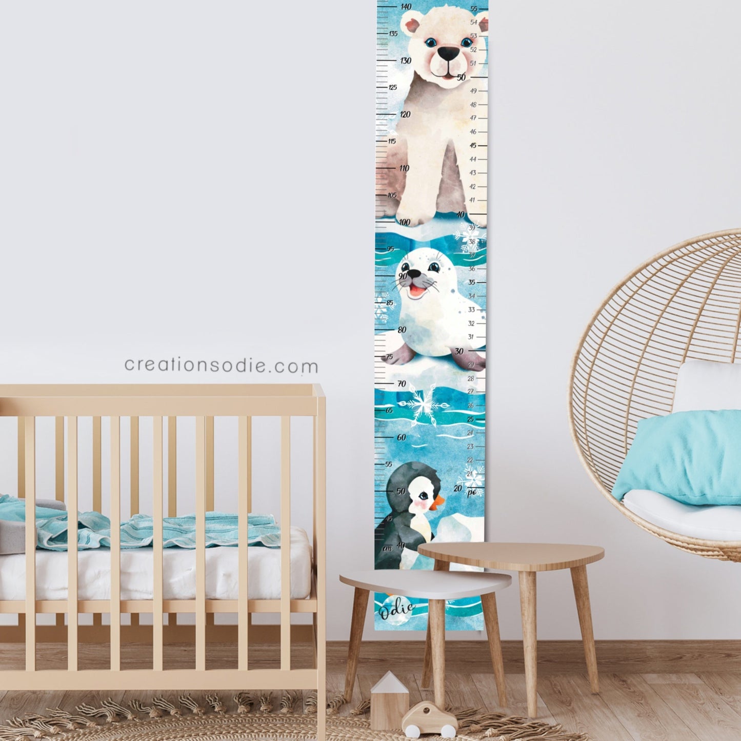 รchelle de croissance - Animaux arctique - รchelle - Crรฉations Odie