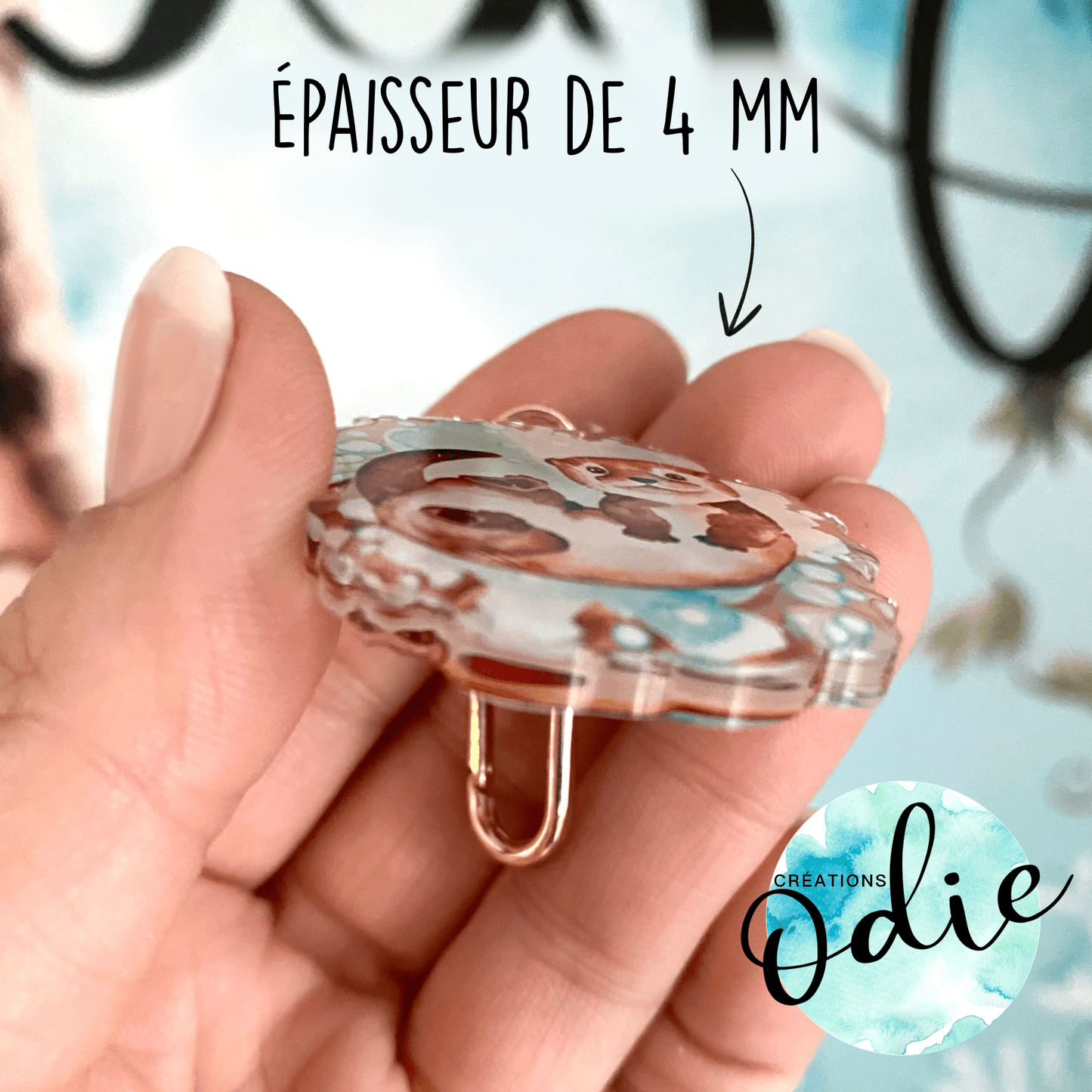 Porte-clés Loutre - Porte-clé - Créations Odie