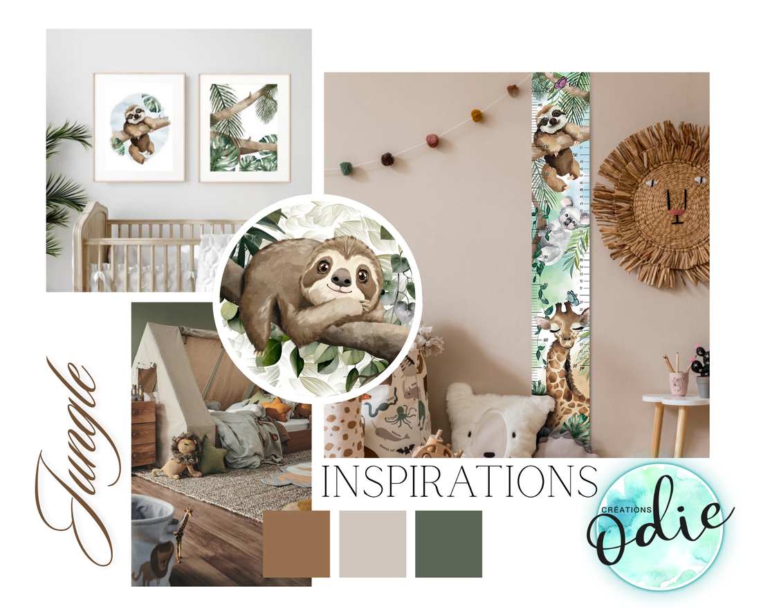 Idées inspirantes pour la chambre d'enfant - thématique Safari