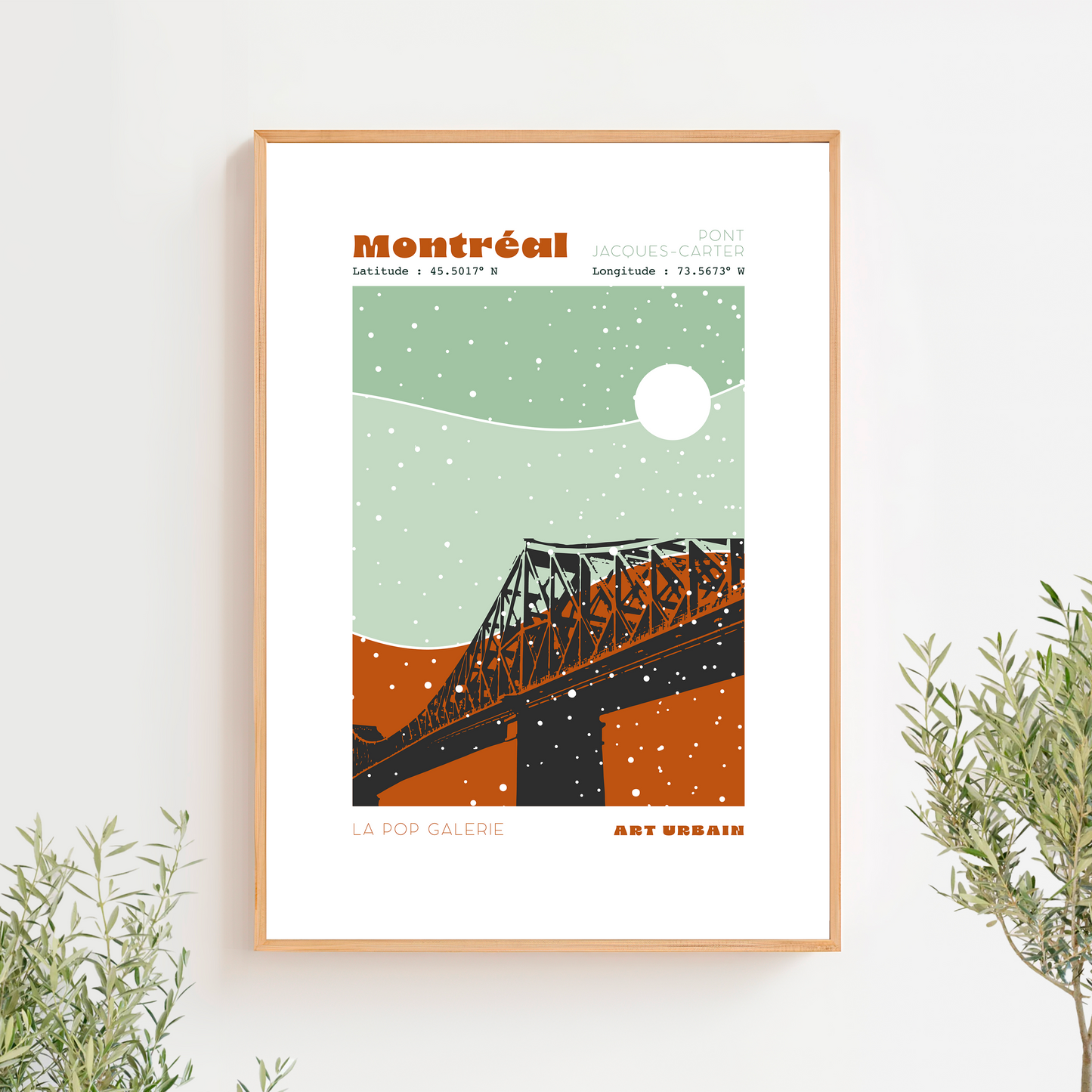 Montréal pont en couleurs