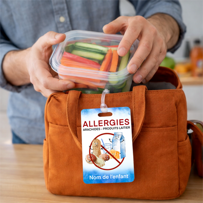 Étiquette d’alerte - Allergies multiples