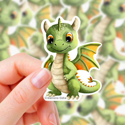Autocollant vinyle Dragon