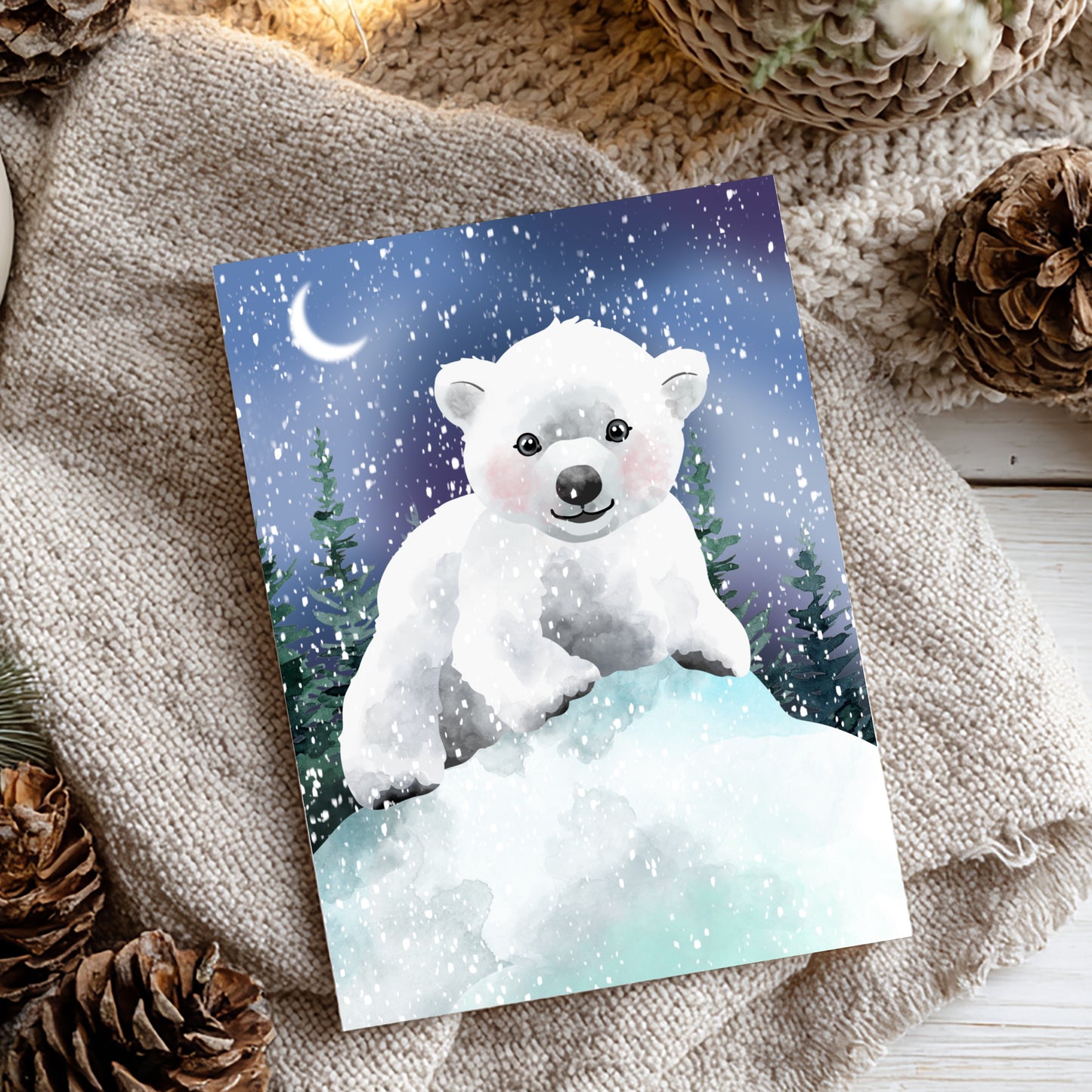 Carte - Le petit ours polaire