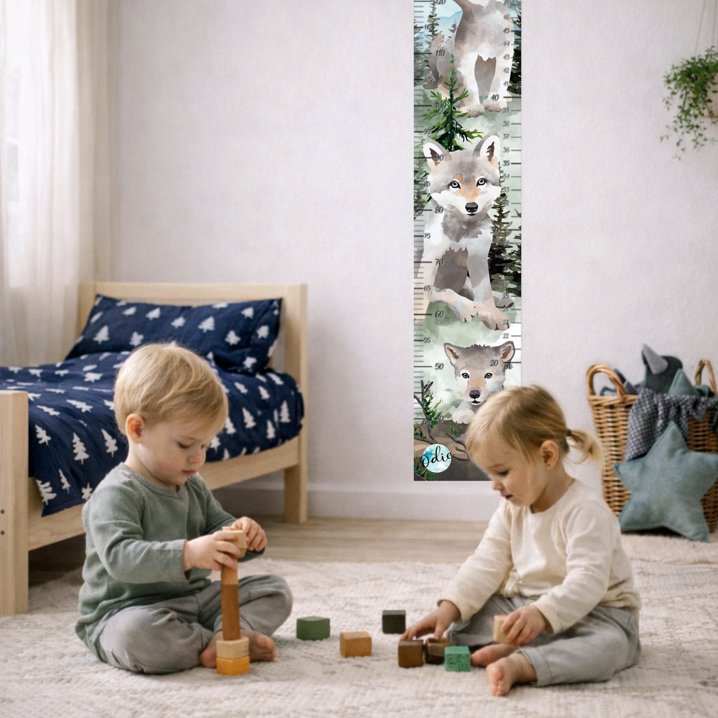 Échelle de croissance - Les petits louveteaux 