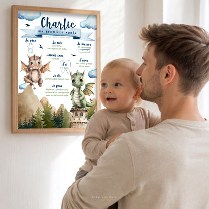 Affiche Ma première année - Les petits dragons