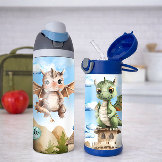 Gourde thermos - Les petits dragons