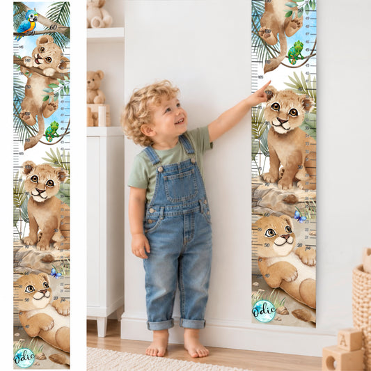 Échelle de croissance - Petits lionceaux