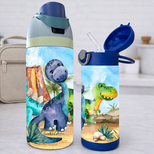 Gourde thermos - Les amis dinos