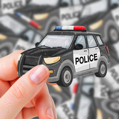 Autocollant vinyle Voiture de police