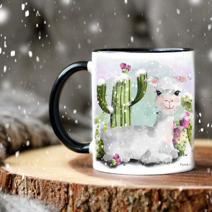 Tasse Les Alpagas roses