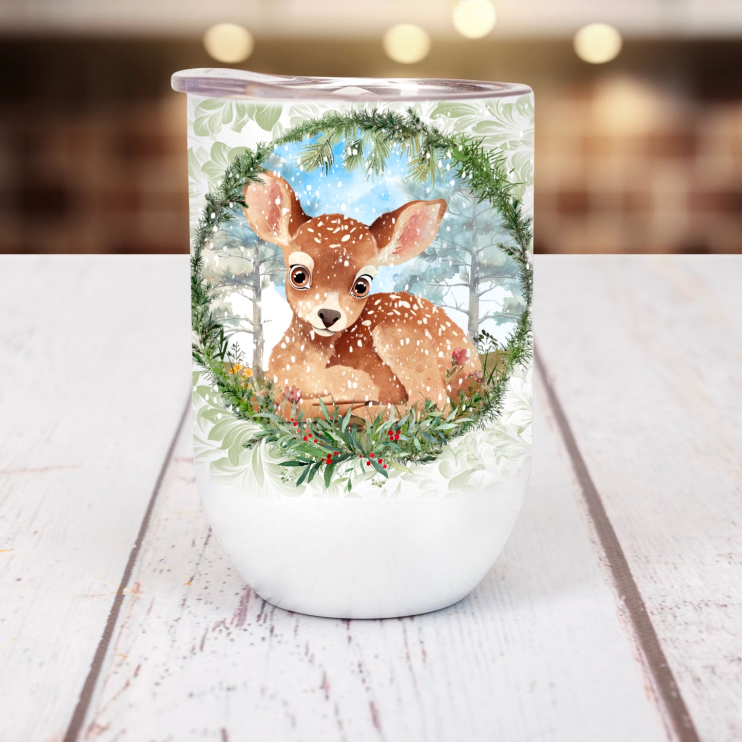 Verre isotherme - Chevreuil de la forêt