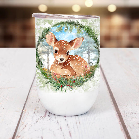 Verre isotherme - Chevreuil de la forêt