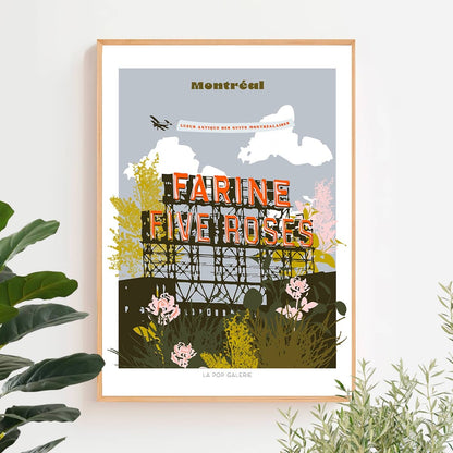 Montréal Pot Mason & Fives Roses en fleurs