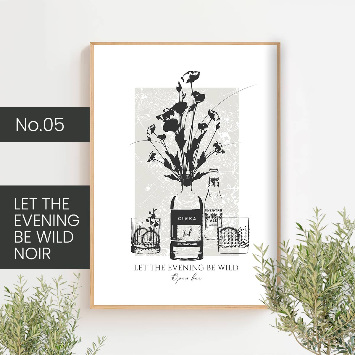 Cocktails classiques - noir