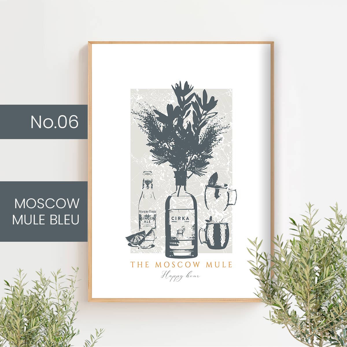 Cocktails classiques - bleu