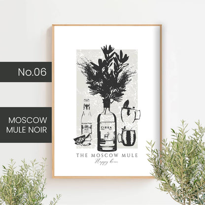 Cocktails classiques - noir