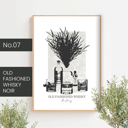 Cocktails classiques - noir