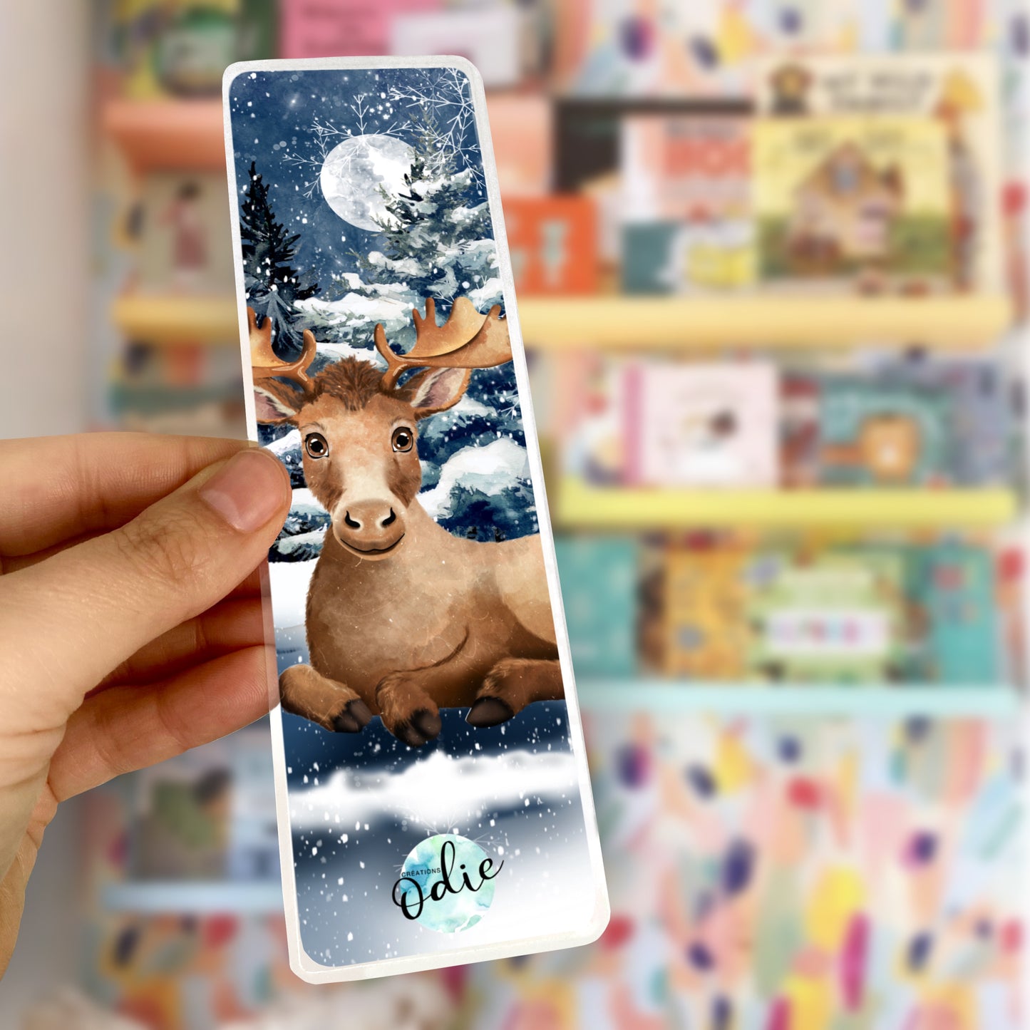 Signet - Un orignal en hiver