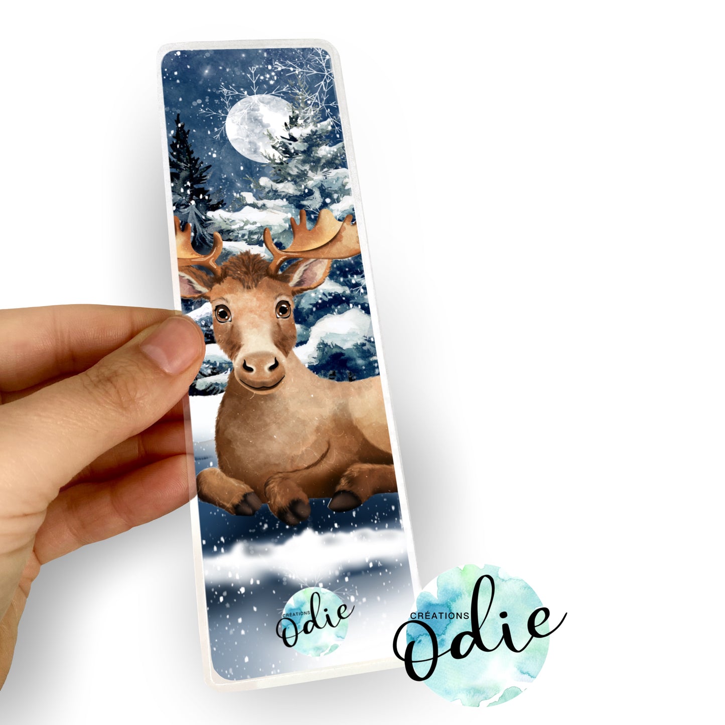 Signet - Un orignal en hiver