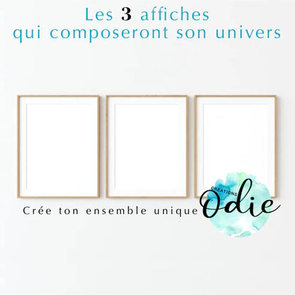 Créer ton trio d'affiches