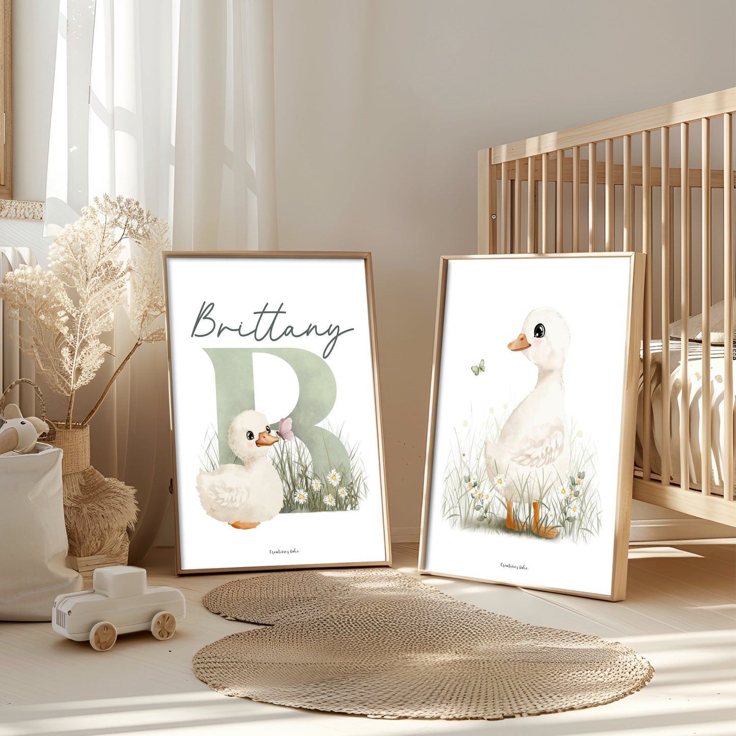 Affiches chambre bébé – Petites oies - Affiche - Créations Odie