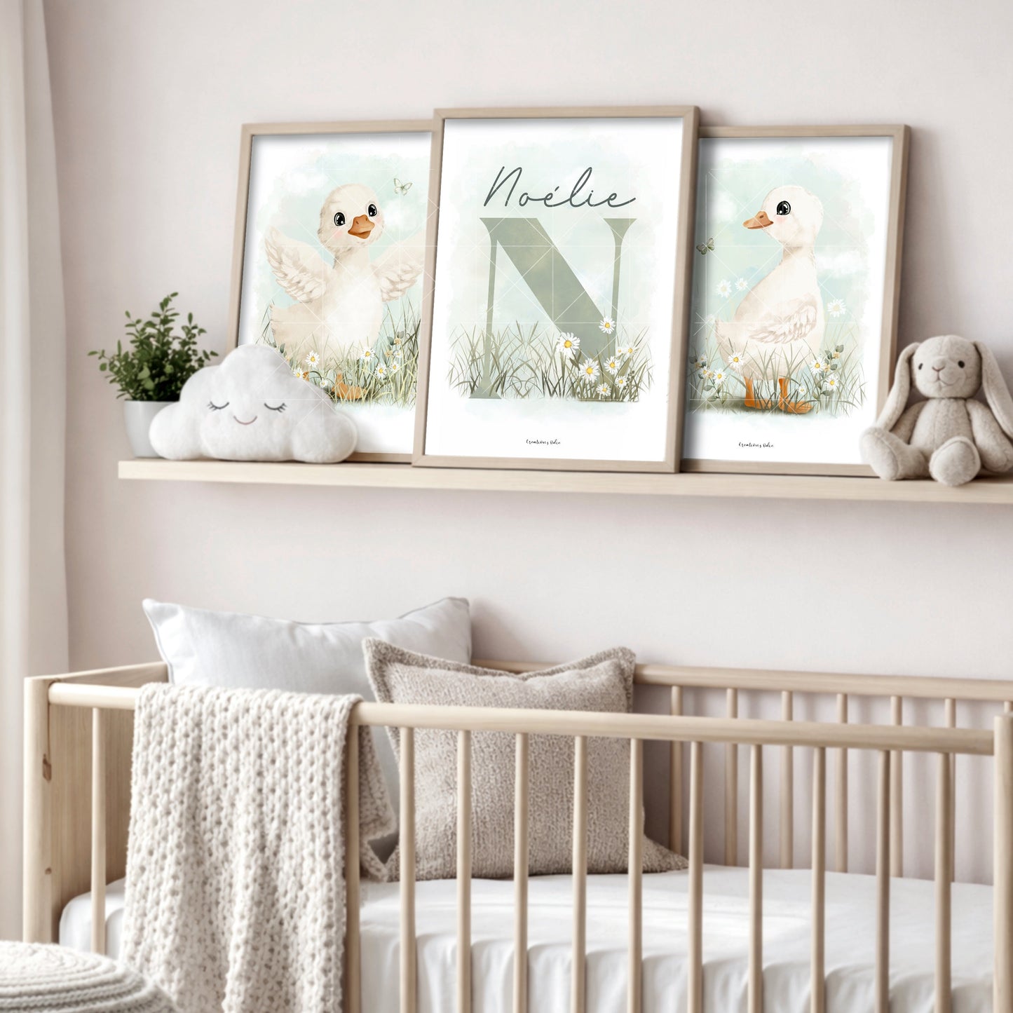 Affiches chambre bébé – Petites oies - Affiche - Créations Odie