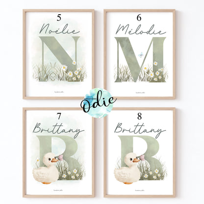 Affiches chambre bébé – Petites oies - Affiche - Créations Odie