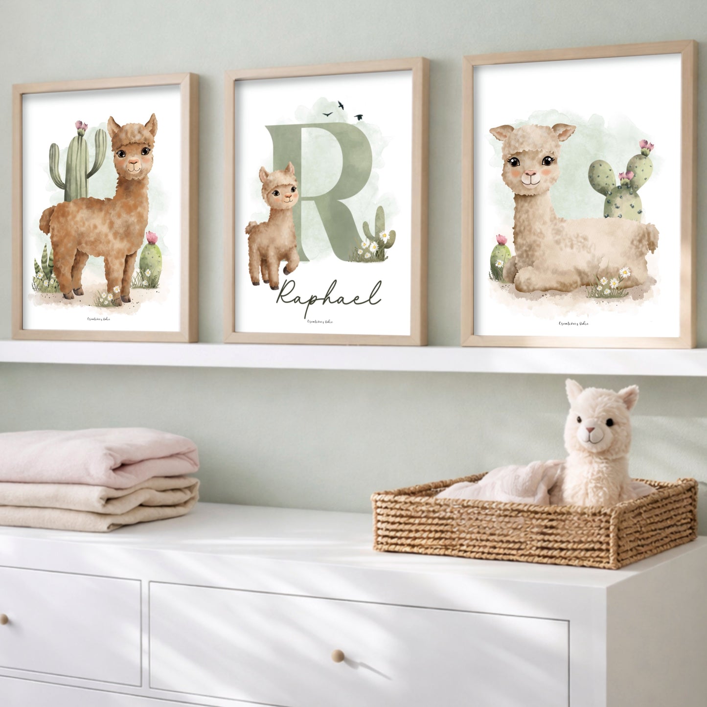 Affiches chambre enfant – Alpaga - Affiche - Créations Odie