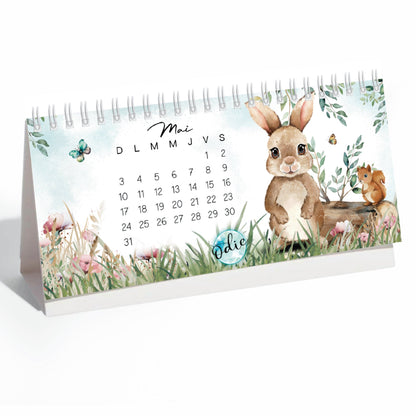 Calendrier illustré 2026 spiralé – Fait au Québec | Créations Odie - Calendrier - Créations Odie