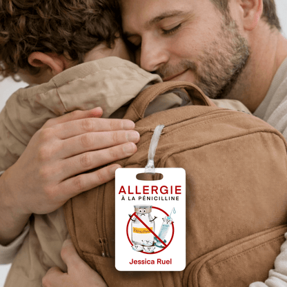 Étiquette d’alerte - Allergie à la pénicilline - Créations Odie