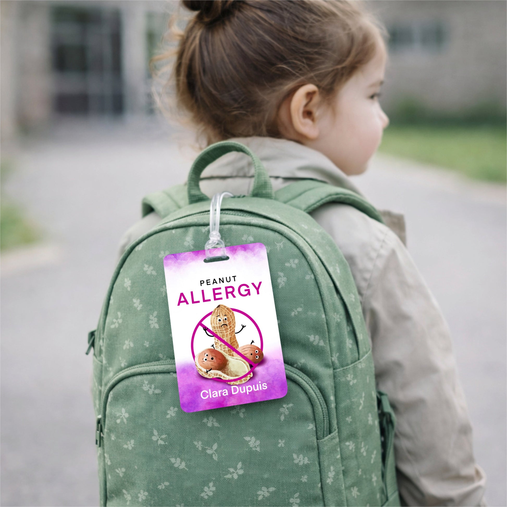 Étiquette d’alerte - Allergie aux arachides - Créations Odie