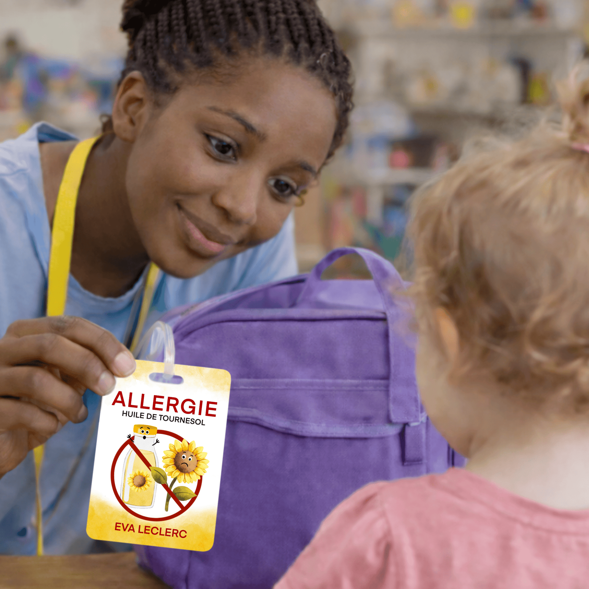 Étiquette d’alerte - Allergie Huile de tournesol - Créations Odie