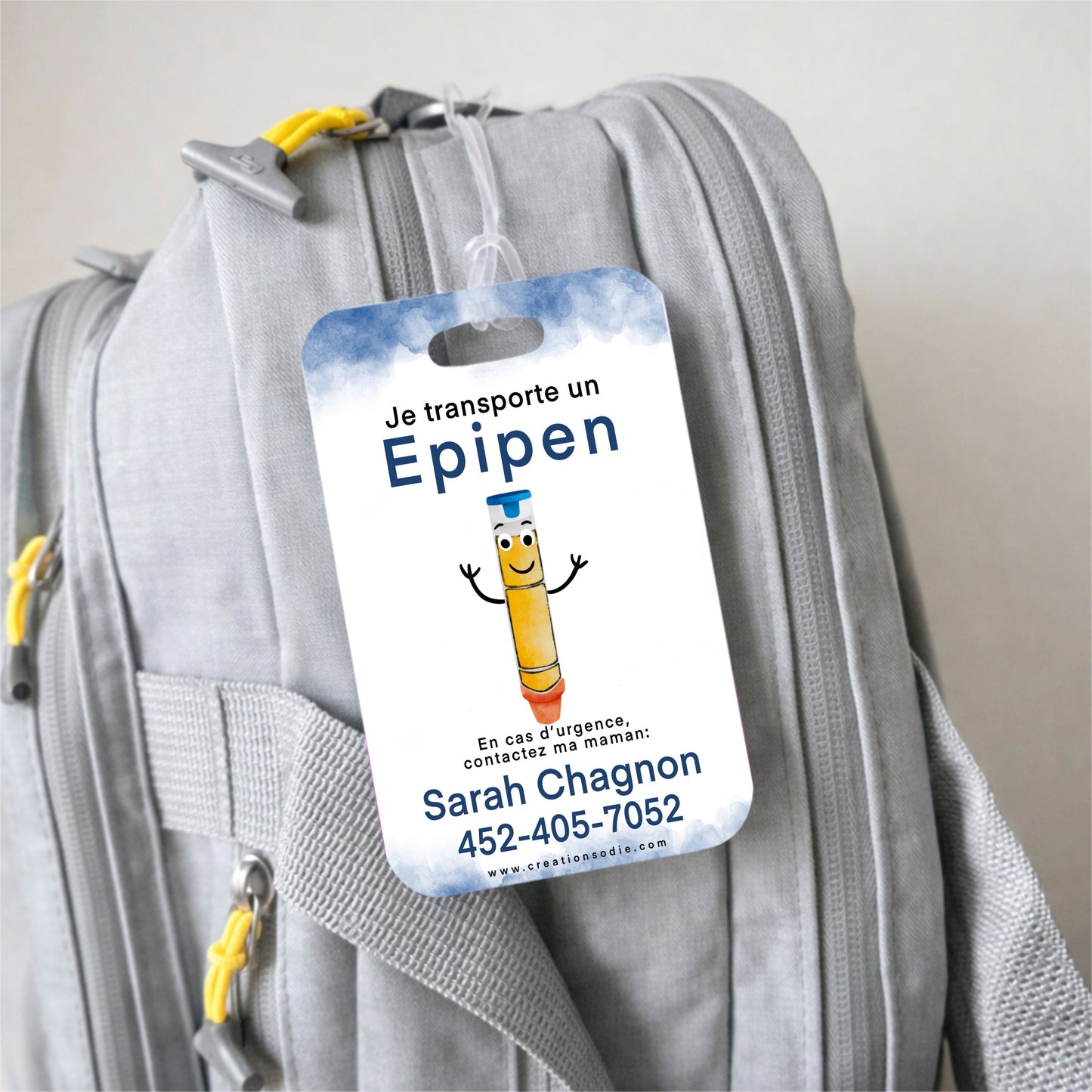 Étiquette d’alerte - Allergies multiples - Créations Odie