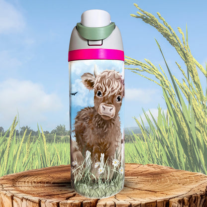 Gourde 24 et 12 oz - Créer la gourde de ton choix - Verre isotherme - Créations Odie