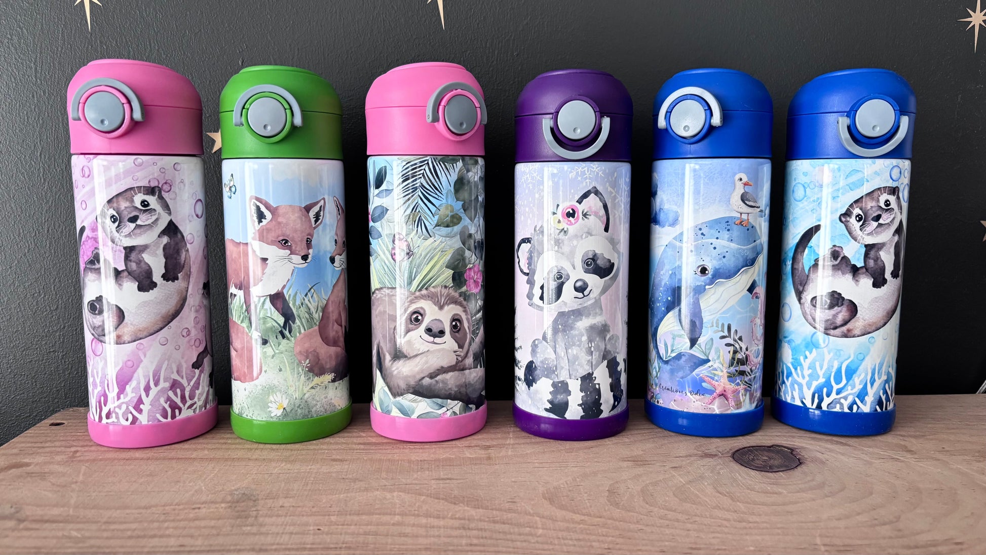 Gourdes thermos 12 oz - Créations Odie