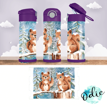 Gourdes thermos 12 oz - Créations Odie