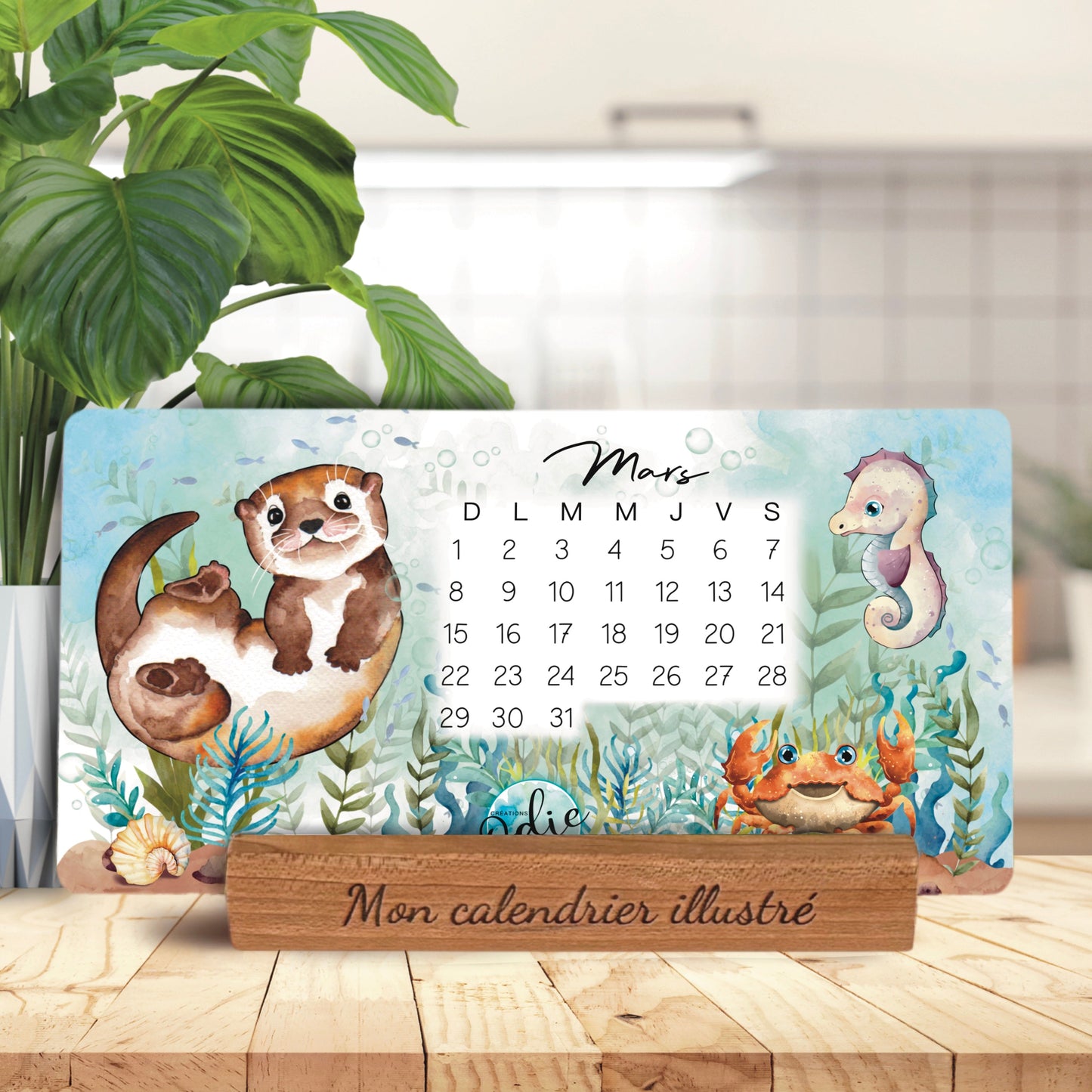 Mon calendrier illustré - 2026 - Calendrier - Créations Odie