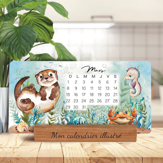 Mon calendrier illustré - 2026 - Calendrier - Créations Odie