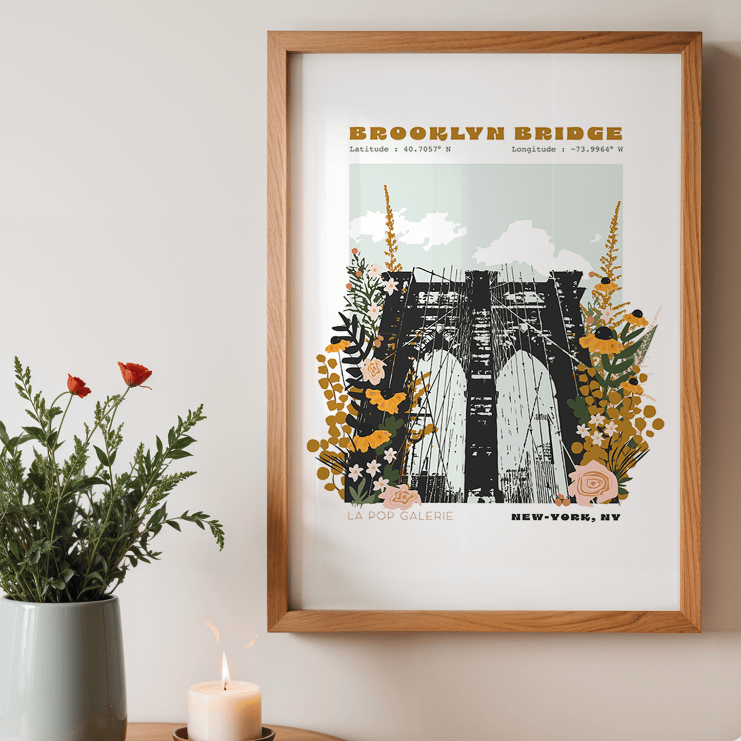 NO.01 NEW YORK BROOKLYN-BRIDGE - Créations Odie