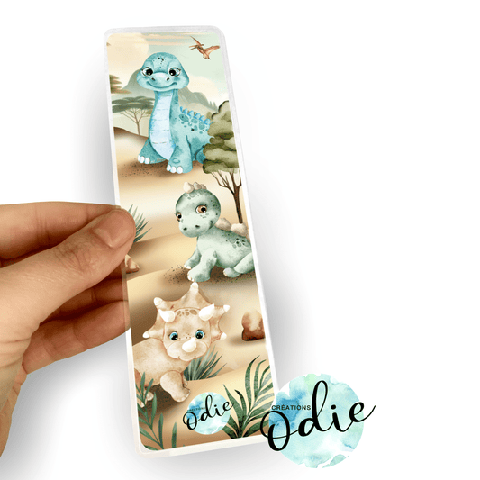 Signet - 3 dinos en balade - Signet - Créations Odie