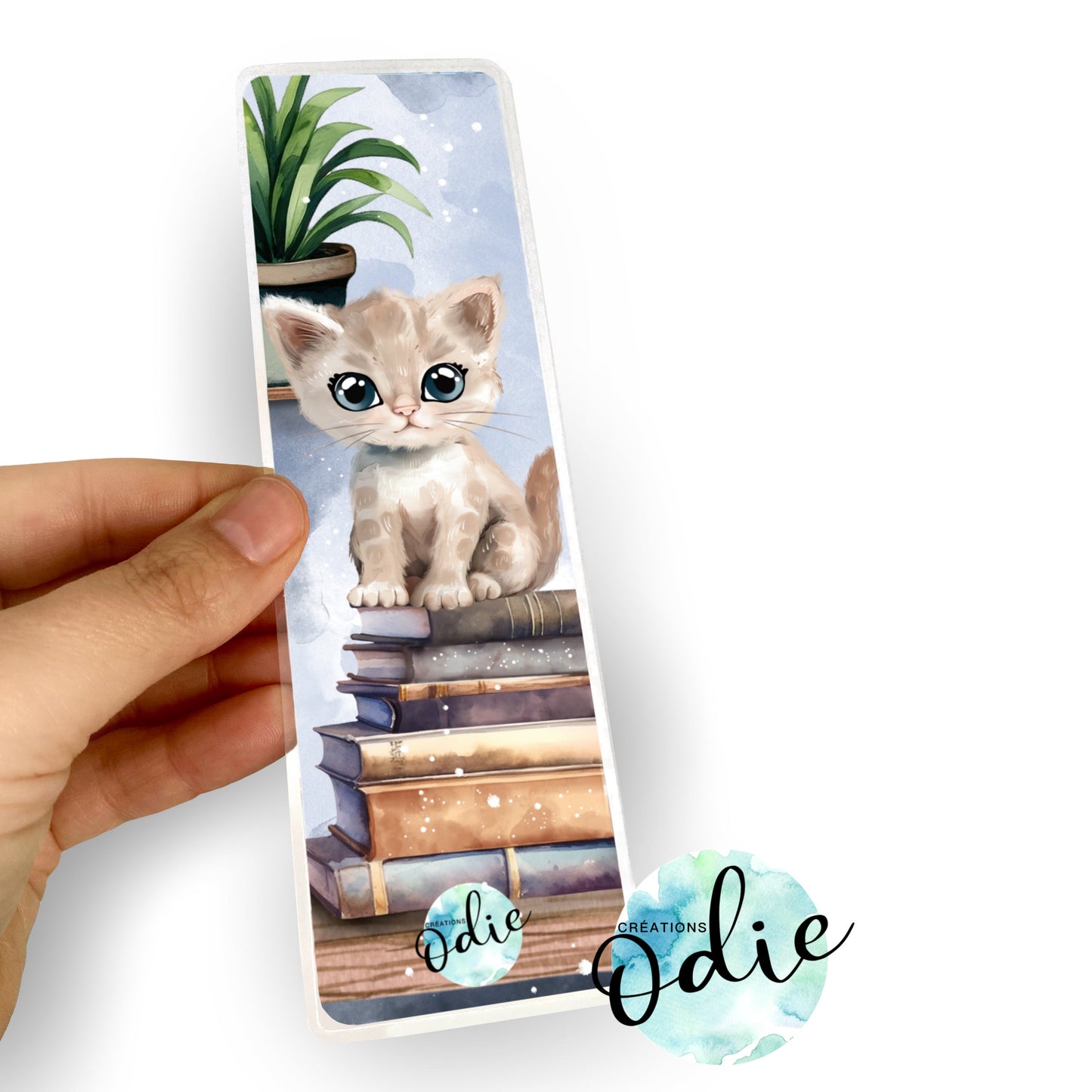 Signet - Chaton gris - Signet - Créations Odie