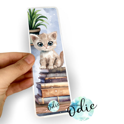 Signet - Chaton gris - Signet - Créations Odie