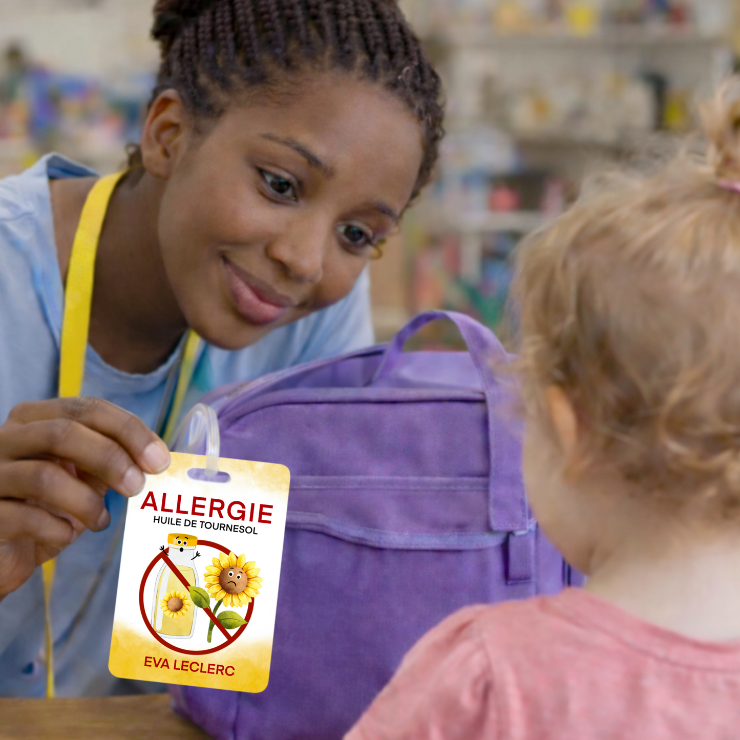 Étiquette d’alerte - Allergie Huile de tournesol