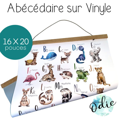 Abécédaire enfant illustré, idée cadeau pour jeune enfant